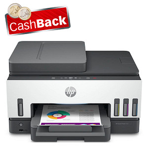 HP Smart Tank 7605 4 in 1 Tintenstrahl-Multifunktionsdrucker grau, HP Instant Ink-fähig von HP