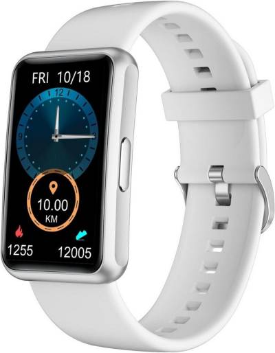 HUAKUA Smartwatch (1,47 Zoll, keine App, Kein Bluetooth, kein Telefon), Touchscreen Einfach Fitness Tracker Stoppuhr Wasserdicht Fitnessuhr von HUAKUA