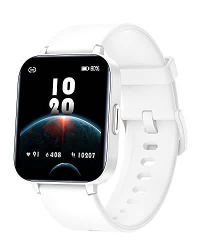 HUAKUA Smartwatch für Damen und Herren,1.69 Zoll HD-Touch Screen Fitnessuhr mit SpO2-Überwachung Pulsuhr Schlafmonitor Schrittzähler Uhr Multi Trainingsmodi für Android iOS von HUAKUA