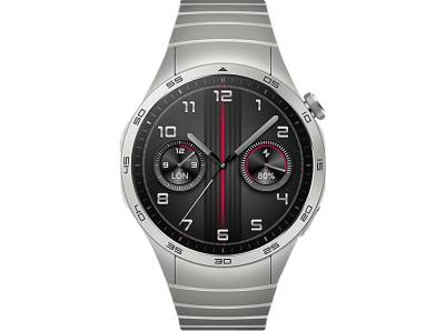 HUAWEI WATCH GT 4 46 Smartwatch Edelstahl, 140 - 210mm, Silber von HUAWEI