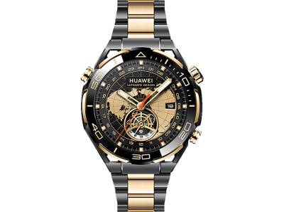 HUAWEI Watch Ultimate Design Smartwatch Titanium, 140-210 mm, Schwarz/Gold von HUAWEI