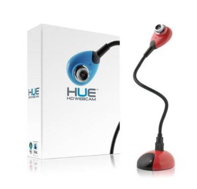 HUE HD Kamera Dokumentenscanner, (USB Dokumentenkamera und Webcam, rot) von HUE