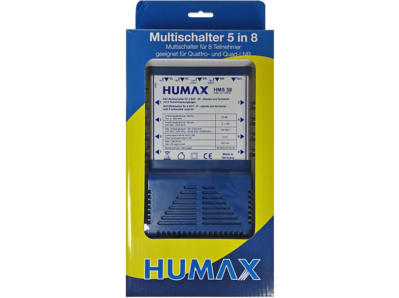 HUMAX HMS 58 Multischalter von HUMAX