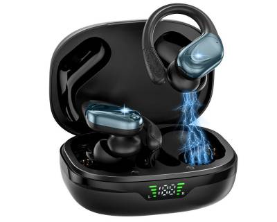 HYIEAR Bluetooth-Kopfhörer 5.3, Sportkopfhörer, Geräuschunterdrückung, IPX5. In-Ear-Kopfhörer (Bluetooth, Stereo USB-C) von HYIEAR