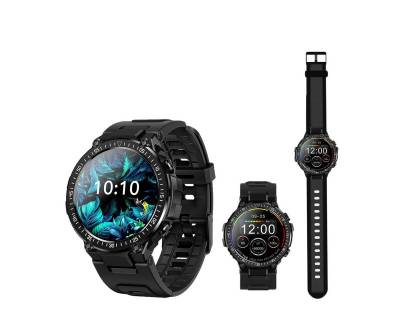 HYIEAR Smartwatch für Damen und Herren, 1,39-Zoll-Touchscreen-Smartwatch. Smartwatch (Android), Kommt mit austauschbaren Silikonbandern und magnetischem Ladekabel, Eingehender Anruf, Sportmodus, Herzfrequenzmessung, Sprachassistent" von HYIEAR