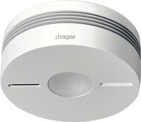HAGER TG551A Funk-Dualwarnmelder Komfort Q, weiß (TG551A) von Hager