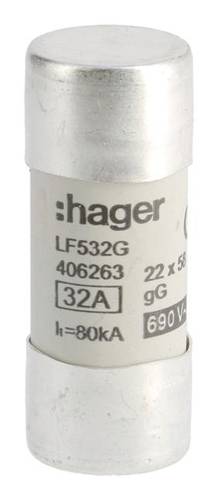 Hager LF532G LF532G Feinsicherung (Ø x L) 22mm x 58mm Inhalt 10St. von Hager