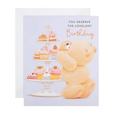 Hallmark Geburtstagskarte – Cute Forever Friends Design, 16,2 x 13,5 x 0,2 cm von Hallmark