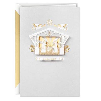 Hallmark Weihnachtskarten in Geschenkverpackung, Goldfolie, 12 Karten und Umschläge von Hallmark