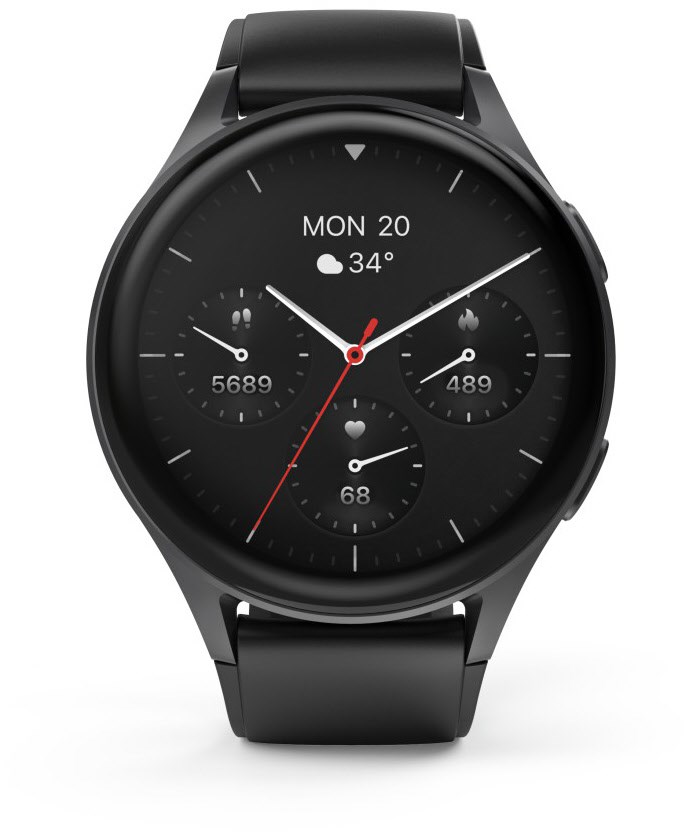 8900 (1.43") Smartwatch schwarz von Hama