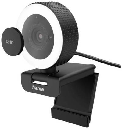 Hama C-800 Pro Webcam 2560 x 1440 Pixel Klemm-Halterung von Hama