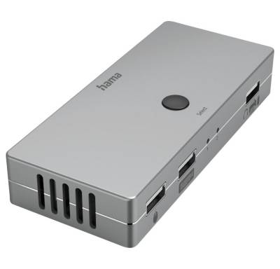Hama Hama 2+2 Port KVM-Umschalter HDMI USB 4096 x 2160 Pixel Adapter von Hama