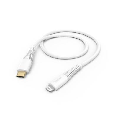 Hama Ladekabel, USB-C - Lightning, 1,5 m, Weiß (00125100) USB-Kabel von Hama