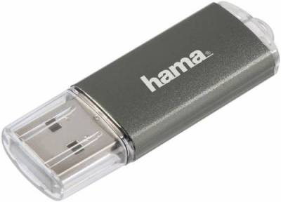 Hama Laeta USB-Stick 16GB Grau 90983 USB 2.0 von Hama