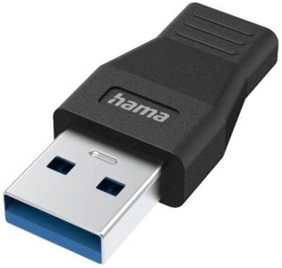 Hama USB 3.2 Gen 1 (USB 3.0) Adapter [1x USB 3.2 Gen 1 Stecker A (USB 3.0) - 1x USB 3.2 Gen 1 Buchse von Hama