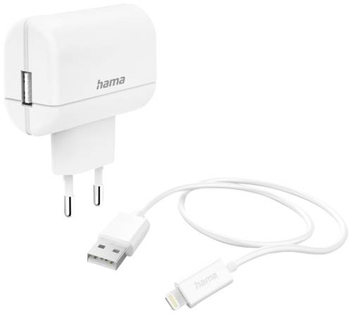 Hama USB-Ladegerät 12W Innenbereich, Steckdose Anzahl Ausgänge: 1 x USB-A von Hama