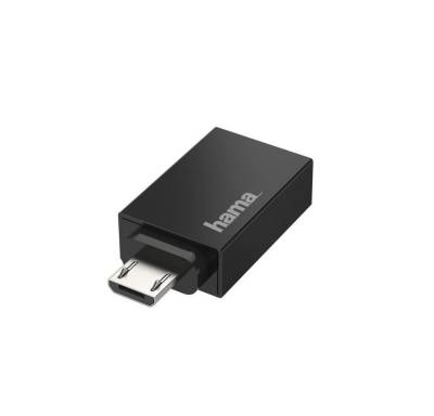 Hama USB-OTG-Adapter, Micro-USB-Stecker - USB-Buchse, USB 2.0, 480 Mbit/s Adapter von Hama