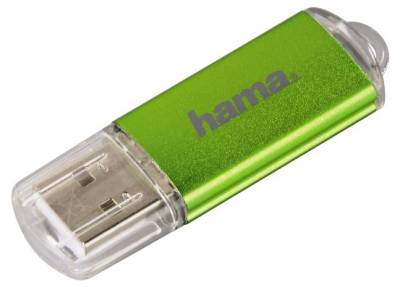 hama USB 2.0 Speicherstick FlashPen , Laeta, , 64 GB, grün von Hama