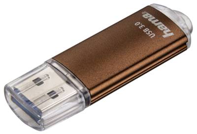 hama USB 3.0 Speicherstick FlashPen , Laeta, , 128 GB, braun von Hama