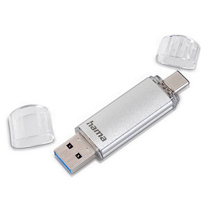 hama USB-Stick C-Laeta silber 16 GB von Hama