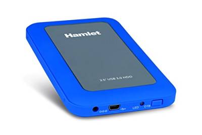 Hamlet Box PER HDD 2.5IN USB3.0 BLU von Hamlet