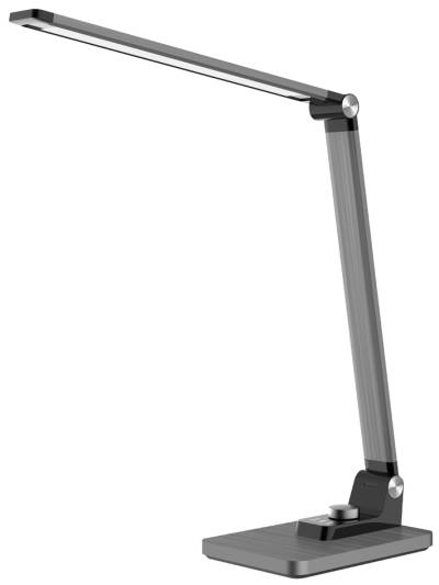 Hansa LED-Tischleuchte , Breeze, , Standfuß, grau-metallic von Hansa