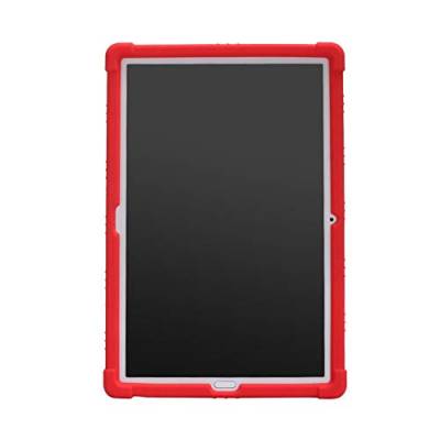 Haodasi Schutzhülle für Huawei MediaPad M5 10.8/M5 Pro 10.8 - Silikon Gel Gummi Anti-Kratzer Schutz Hülle Abdeckung Case Cover für Huawei MediaPad M5/M5 Pro 10.8 inch 2018,Rot von Haodasi