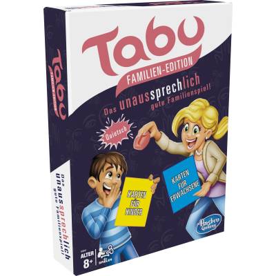 Tabu Familien Edition, Partyspiel von Hasbro