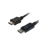 Helos 118881 10 m Displayport HDMI schwarz Kabel und Adapter Video, Schwarz von Helos
