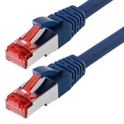 Helos Patchkabel S/FTP Cat 6 blau 30 m von Helos