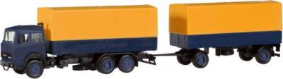 Herpa 309578 H0 LKW Modell Iveco Magirus Pr/PL-Hängerzug von Herpa