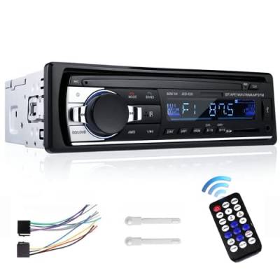 Hikity Autoradio mit Bluetooth Freisprecheinrichtung, 1 Din Autoradio mit Bluetooth USB/TF/ MP3 Player/AUX, FM Auto Radio mit Fernbedienung, USB Anschlüsse für Musikspielen und Aufladen von Hikity