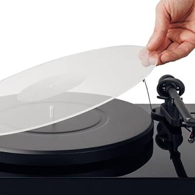 Plattenspielermatte aus Acryl - Transparent - LP-Slipmat von Hudson Hi-Fi