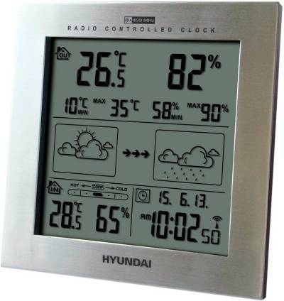 Hyundai Hyundai WS2244W Wetterstation (mit Außensensor) von Hyundai