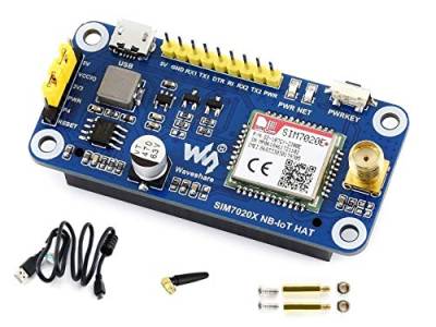 IBest waveshare NB-IoT HAT for Raspberry Pi, Based on SIM7020E, B1/B3/B5/B8/B20/B28 Bands Controlled via Serial at Commands Support LWM2M/COAP/MQTT/TCP/UDP/HTTP/HTTPS, 3.3V/5V von IBest