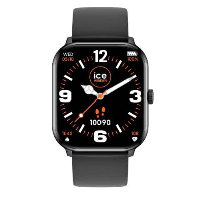 Ice-Watch - ICE smart Black - Schwarze Smartwatch für Herren/Unisex mit Silikonarmband - 021409 (1,85") von ICE-WATCH