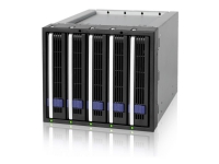 Icy Dock MB155SP-B, Schwarz, 1 Lüfter, 6 Gbit/s, 146,4 mm, 200,4 mm, 125 mm von ICY DOCK