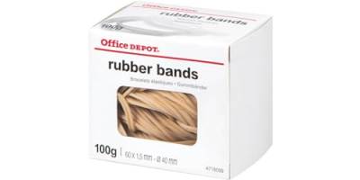 Rubber Elastic Office Depot 60 x 1,5 mm 60 mm natürlicher 100 g von IDMENAGE