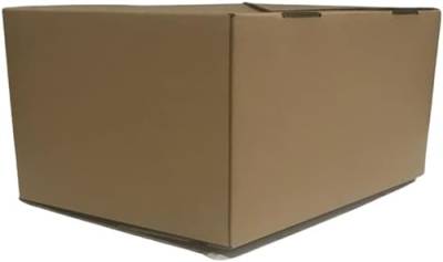 Versandkarton – aus weißem Karton – Größe 430 x 310 x 200 mm – wird in 20er-Packungen verkauft von IDMENAGE