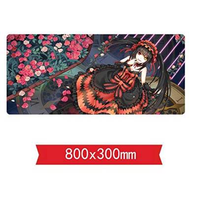 IGIRC Mauspad,Date a Love Speed Gaming Mouse Pad | XXL Mousepad |800 x 300mm Large Size| 3mm-Thick Base | Perfect Precision and   Speed, L von IGIRC