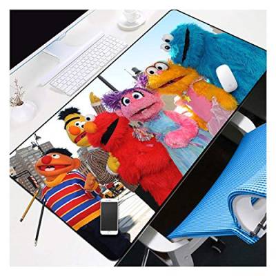 IGIRC Mauspad Plush Monster 900X400mm Mouse pad, Speed Gaming Mousepad,Extended XXL Large Mousemat with 3mm-Thick Base,for notebooks, PC, Q von IGIRC