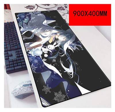 Mauspad Second Element Girl 900X400mm Mouse pad, Speed Gaming Mousepad,Extended XXL Large Mousemat with 3mm-Thick Base,for notebooks, PC, T von IGIRC