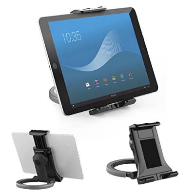 IGTOPS Tablet-Ständer,Verstellbar Handy Ständer Tisch,Faltbarer Handy Tablet Halterung,Desktop-Bürohalterung,Wandhalterung für die Küche,Geeignet für 5,5" bis 11" Mobiltelefone oder Tablets von IGTOPS