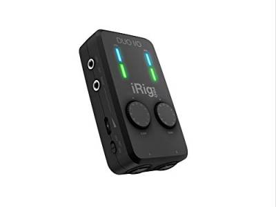 IK MUltimedia iRig Pro Duo I/O - Universelles Zweikanal-Audio-/MIDI-Interface für iPhone, iPad, Android und MAC/PC von IK Multimedia