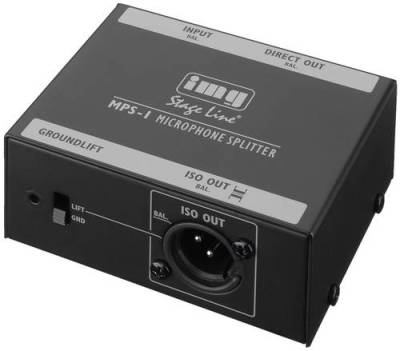 IMG STAGELINE MPS-1 Mikrofon-Splitter von IMG STAGELINE