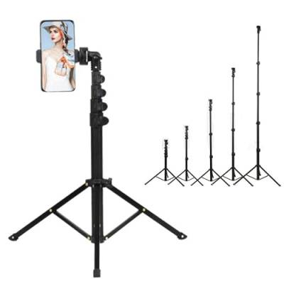 INF Handystativ, ausziehbares Kamerastativ 45-160 cm, Selfie-Stick, Tripod, Schwarz von INF