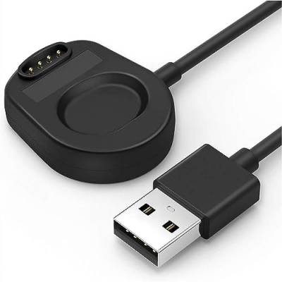 INF Magnetisches USB-Ladegerät, kompatibel mit Suunto 7 Smartwatch, Ladestation zum schnellen Aufladen über Laptop, USB-Adapter, Powerbank, Autoadapter, Farbe Schwarz von INF