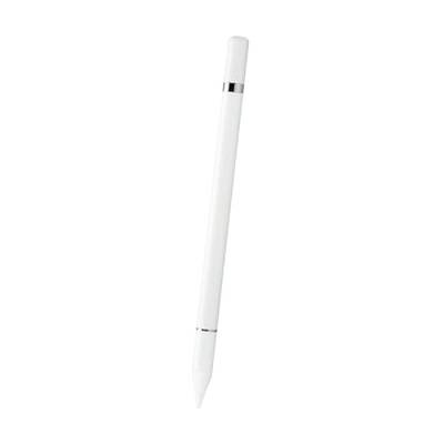 INF Stylus Stift mit Schreibfunktion, 2 in 1 Eingabestift, Kapazitive Disc-Spitze, kompatibel mit allen Touchscreens (Weiß) von INF