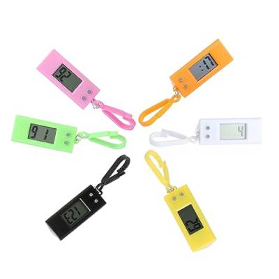 INOOMP 12 STK Schlüsselanhänger Für Elektronische Uhren Elektronische Taschenuhr Achte Auf Krankenpflegeschüler Clip-on-Uhr Hängende Digitaluhr Krankenschwester Tragbar Plastik von INOOMP