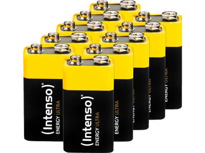 INTENSO 7501451MP Manganese LRR61 Alkaline Batterie, Alkaline, 9 Volt, 560 mAh 10 von INTENSO